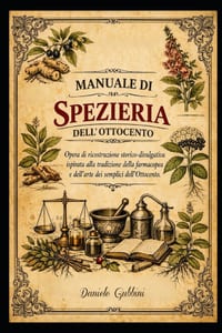 Manuale Di Spezieria Dell'ottocento: Opera di ricostruzione storico-divulgativa ispirata alla tradizione della farmacopea e dell'arte dei semplici del cover