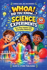 Whoa! Did You Know...? Science Experiments: 50 Fun, Easy Experiments with Simple Explanations for Curious Kids Ages 7-11 Curious Kids, Big Discoveries cover