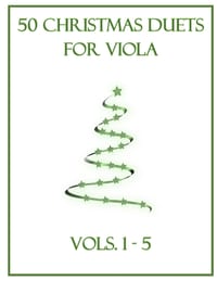 50 Christmas Duets for Viola: Vols. 1-5 cover