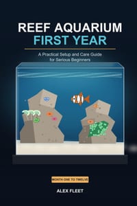 Reef Aquarium First Year: A Practical Setup and Care Guide for Serious Beginners cover