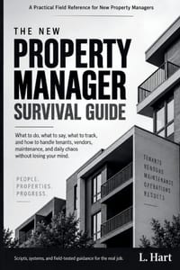 The New Property Manager Survival Guide: What to do, what to say, what to track, and how to handle tenants, owners, maintenance, and daily chaos witho cover
