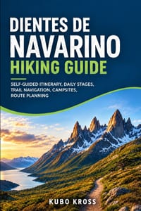 Dientes de Navarino Hiking Guide: Self Guided Itinerary, Daily Stages, Trail Navigation, Campsites, Route Planning cover
