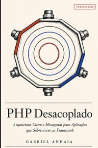 PHP Desacoplado: Arquitetura Clean e Hexagonal para Aplicações que Sobrevivem ao Framework cover