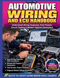 Automotive Wiring and ECU Handbook: Understand Wiring Diagrams, ECU Pinouts, Circuit Testing & Modern Vehicle Electronics cover
