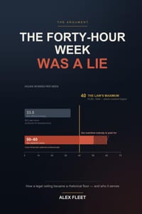 The Forty-Hour Week Was a Lie: How a 1938 Price Signal Became American Labor's Most Convenient Fiction cover