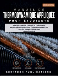 Manuel de Thermodynamique Appliquée Pour Étudiants: Maîtriser l'énergie, l'entropie et l'exergie avec les principes de conservation, cycles de puissan cover