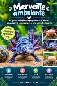 Merveille ambulante: Le guide complet du propriétaire d'axolotl pour une vie en aquarium et une santé florissante cover
