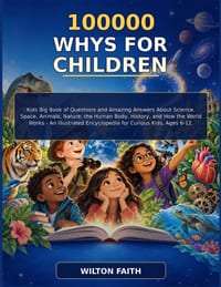 100000 Whys for Children: Toddlers Big Book of Questions and Amazing Answers About Science, Space, Animals, Nature, the Human Body, History, and How t cover