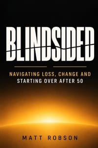 BLINDSIDED Navigating Loss, Change and Starting Over After 50: A Practical Guide to Rebuilding Your Life After Divorce, Career Loss, Unexpected Retire cover