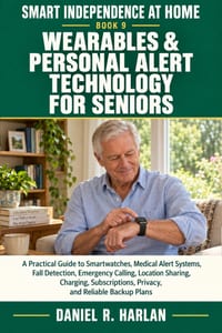 Wearables & Personal Alert Technology for Seniors: A Guide to Smartwatches, Medical Alert Systems, Fall Detection, Emergency Calling, Location Sharing cover