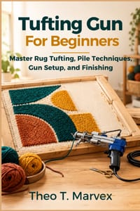Tufting Gun For Beginners: Master Rug Tufting, Pile Techniques, Gun Setup, and Finishing cover