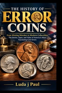 The History of Error Coins: From Minting Mistakes to Modern Collectibles. The Stories, Types, and Value of America's Most Fascinating Coin Errors cover