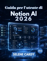 Guida per l'utente di Notion AI 2026: Un manuale pratico per agenti di intelligenza artificiale, spazi di lavoro intelligenti, automazione e sistemi d cover