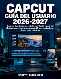 CapCut Gu�a del Usuario 2026-2027: Domine la edici�n en m�vil, escritorio y web con flujos claros, herramientas de IA y exportaciones listas para publ cover