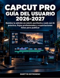 CapCut Pro Guía del Usuario 2026-2027: Domine la edición en móvil, escritorio y web con IA práctica, flujos profesionales y exportaciones listas para cover
