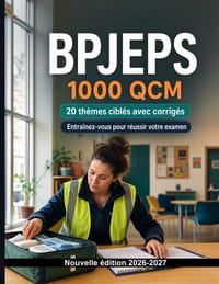 Bpjeps: 1000 QCM avec corrigés: Préparation et révision: droit du sport, sécurité des pratiquants, premiers secours, protection des mineurs et posture cover