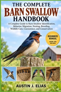 The Complete Barn Swallow Handbook: A Complete Guide to Barn Swallow Identification, Behavior, Migration, Nesting, Breeding, Wildlife Care, Coexistenc cover