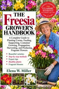 The Freesia Grower's Handbook: A Complete Guide to Planting Corms, Feeding, Supporting, Container Growing, Propagation, Harvesting, and Producing Frag cover