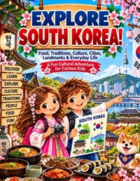 Explore South Korea!: Food, Traditions, Culture, Cities, Landmarks & Everyday Life: A Fun Cultural Adventure for Curious Kids cover