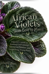 African Violets from Leaf to Plant: Leaf to Plant Beginner's Guide to Rooting Leaf Cuttings, Separating Plantlets, and Establishing Young Plants cover