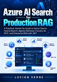 Azure AI Search for Production RAG: A Practical, Hands-On Guide to Vector Search, Hybrid Search, Agentic Retrieval, Foundry IQ, MCP, and Enterprise RA cover