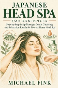 Japanese Head Spa for Beginners: Step-by-Step Scalp Massage, Gentle Cleansing, and Relaxation Rituals for Your At-Home Head Spa cover