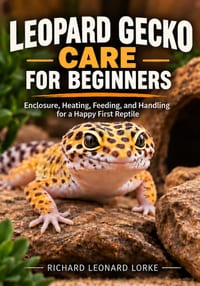 Leopard Gecko Care for Beginners: Enclosure, Heating, Feeding, and Handling for a Happy First Reptile cover