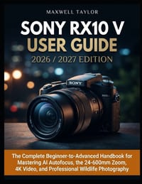 Sony Rx10 V User Guide 2026/2027: The Complete Beginner-To-Advanced Handbook for Mastering AI Autofocus, the 24-600mm Zoom, 4k Video, and Professional cover