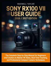 Sony Rx100 VII User Guide 2026/2027 Edition: The Complete Step-By-Step Manual for Beginners and Creators to Master 4k Video, Real-Time Tracking, and P cover