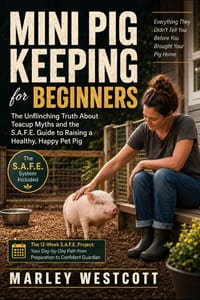 Mini Pig Keeping for Beginners: The Unflinching Truth About Teacup Myths and the S.A.F.E. Guide to Raising a Healthy, Happy Pet Pig cover