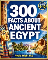 300 Facts About Ancient Egypt for Kids Ages 6-10: Explore Pharaohs, Pyramids, Mummies, Gods & Ancient Life cover