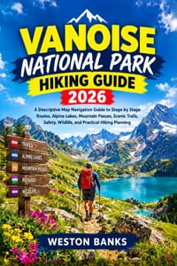 Vanoise National Park HIKING GUIDE 2026: A Descriptive Map Navigation Guide to Stage by Stage Routes, Alpine Lakes, Mountain Passes, Scenic Trails, Sa cover