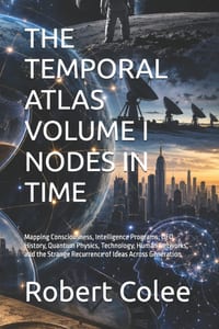 The Temporal Atlas Volume I Nodes in Time: Mapping Consciousness, Intelligence Programs, UFO History, Quantum Physics, Technology, Human Networks, and cover
