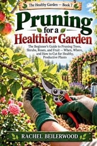 Pruning for a Healthier Garden: The Beginner's Guide to Pruning Trees, Shrubs, Roses, and Fruit - When, Where, and How to Cut for Healthy, Productive cover
