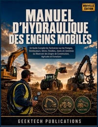 Manuel d'Hydraulique Des Engins Mobiles: Un Guide Complet du Technicien sur les Pompes, Distributeurs, Vérins, Flexibles, Joints et L'entretien du Rés cover