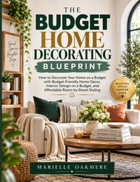 The Budget Home Decorating Blueprint: How to Decorate Your Home on a Budget with Budget-Friendly Home Decor, Interior Design on a Budget, and Affordab cover