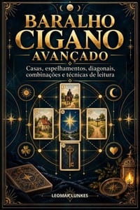 Baralho Cigano Avançado: Casas, espelhamentos, diagonais, combinações e técnicas de leitura cover