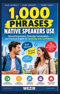 1,000 Phrases Native Speakers Use: Natural Expressions, Everyday Conversation, and Practical English for Speaking with Confidence cover