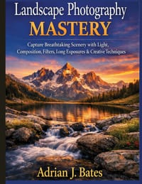 Landscape Photography Mastery: Capture Breathtaking Scenery with Light, Composition, Filters, Long Exposures & Creative Techniques cover