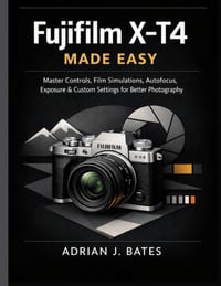 Fujifilm X-T4 Made Easy: Master Controls, Film Simulations, Autofocus, Exposure & Custom Settings for Better Photography cover