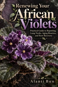 Renewing Your African Violets: Practical Guide to Repotting, Long Necks, Aging Rosettes, and Root Recovery cover
