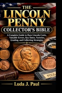 The Lincoln Penny Collector's Bible: A Complete Guide to Rare Lincoln Cents, Valuable Errors, Key Dates, Varieties, Grading, and Collecting Strategies cover