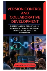 Version Control and Collaborative Development: Understanding Repositories, Branches, Commits, Merging, Code Reviews, and Team Workflows cover