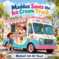 Maddux Saves the Ice Cream Truck: A Heartwarming Picture Book About Problem-Solving, Helping Others, Teamwork, Community Helpers, Ice Cream Trucks, Ne cover