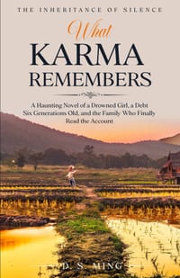 What Karma Remembers: A Haunting Novel of a Drowned Girl, a Debt Six Generations Old, and the Family Who Finally Read the Account cover