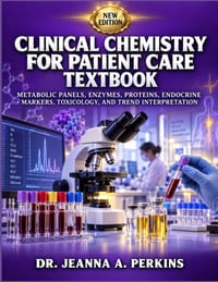 Clinical Chemistry for Patient Care Textbook: Metabolic Panels, Enzymes, Proteins, Endocrine Markers, Toxicology, and Trend Interpretation cover