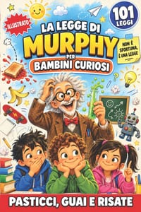 La Legge di Murphy per Bambini Curiosi: 101 Storie Illustrate da Tre Minuti fra Pasticci, Guai Scolastici e Litigi tra Amici per Affrontare gli Imprev cover