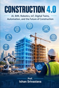 Construction 4.0: AI, BIM, Robotics, IoT, Digital Twins, Automation, and the Future of Construction cover