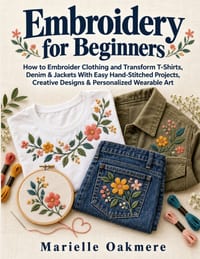 Embroidery for Beginners: How to Embroider Clothing and Transform T-Shirts, Denim & Jackets With Easy Hand-Stitched Projects, Creative Designs & Perso cover