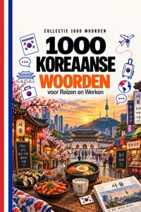 1000 Koreaanse Woorden: voor Reizen en Werken cover
